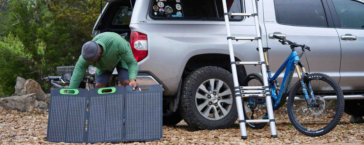 Yoshino SP100 100W Foldable Portable Solar Panel | Waterproof & Eco-Friendly Power SP100
