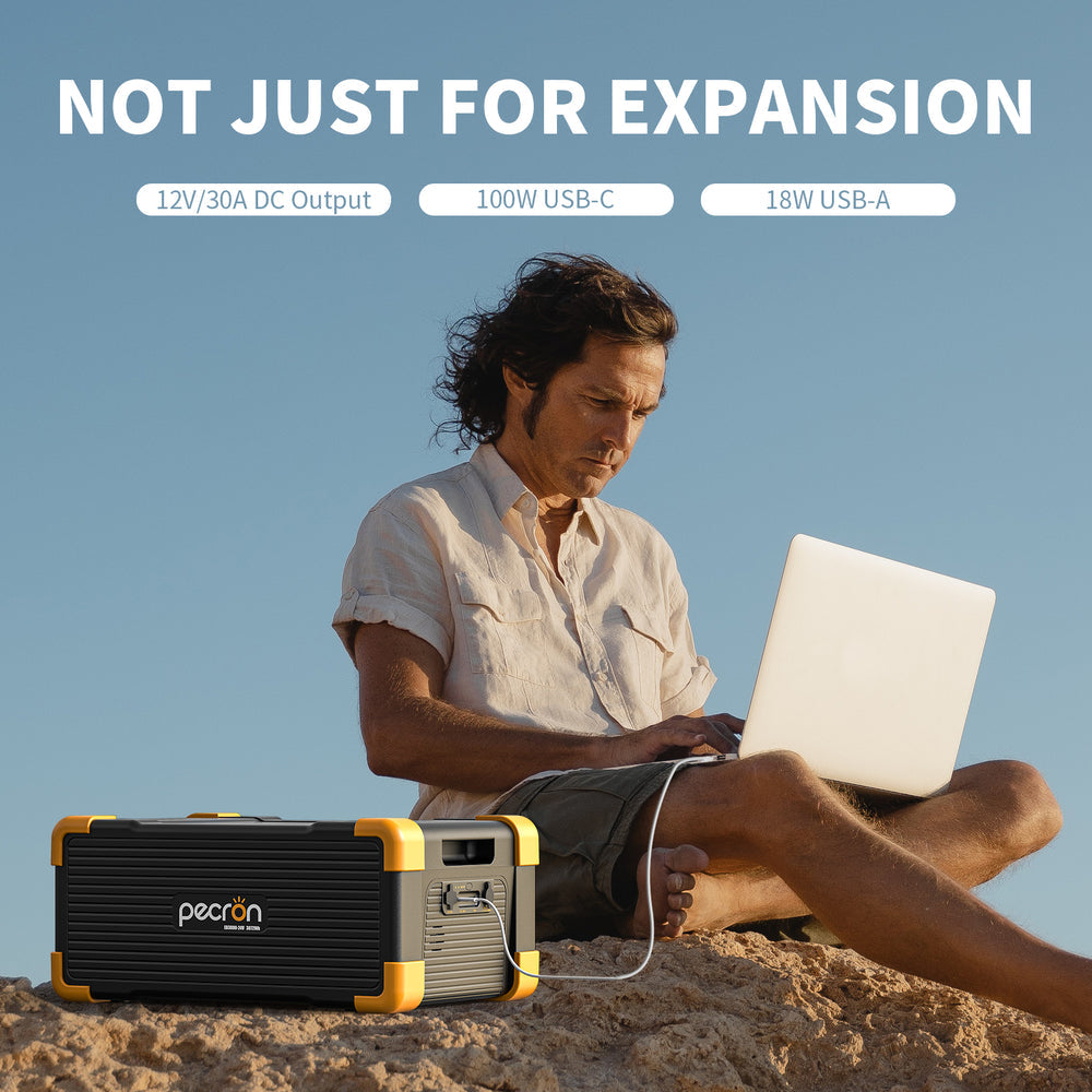 PECRON EP3000-48V Expansion Battery – 3072Wh for E1500LFP & E3600LFP EB3000-24V