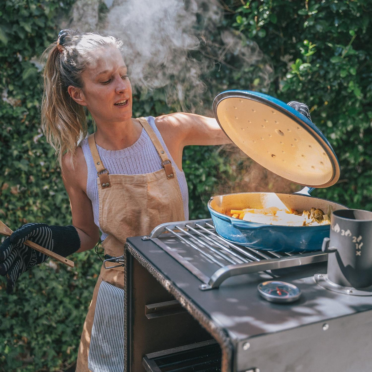 Keveri H1 Rooftop Stainless Steel Exterior Rack, 304 Stainless Steel, Heat Resistant, Cooling and Prepping Rack