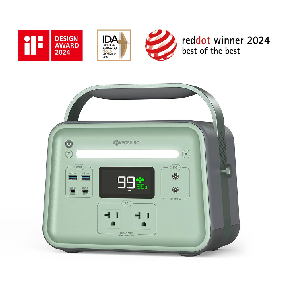 Yoshino B330 Solid-State Portable Power Station – 330W | 241Wh B330