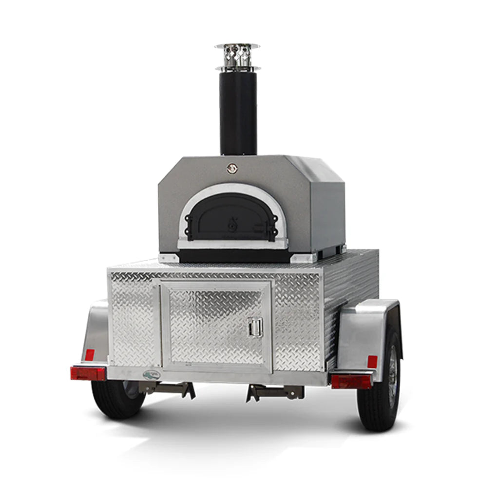 CBO-750 Tailgater Wood Fired Mobile Pizza Oven - CBO-O-TAIL-SV - Silver