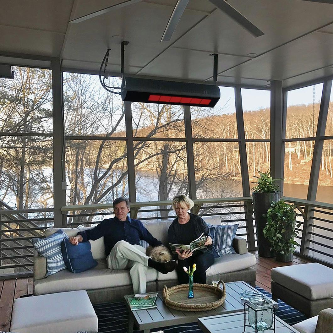 SunStar 48-Inch 35,000 BTU Gas Patio Heater W/ Adjustable Mounting Kit N10 SGL1560