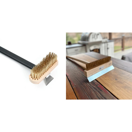 High-quality pizza oven brushes and brooms from Flame Outdoors for easy cleaning and maintenance.