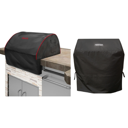 Premium grill covers from Flame Outdoors, designed to protect your grill from the elements with durable, weather-resistant materials.