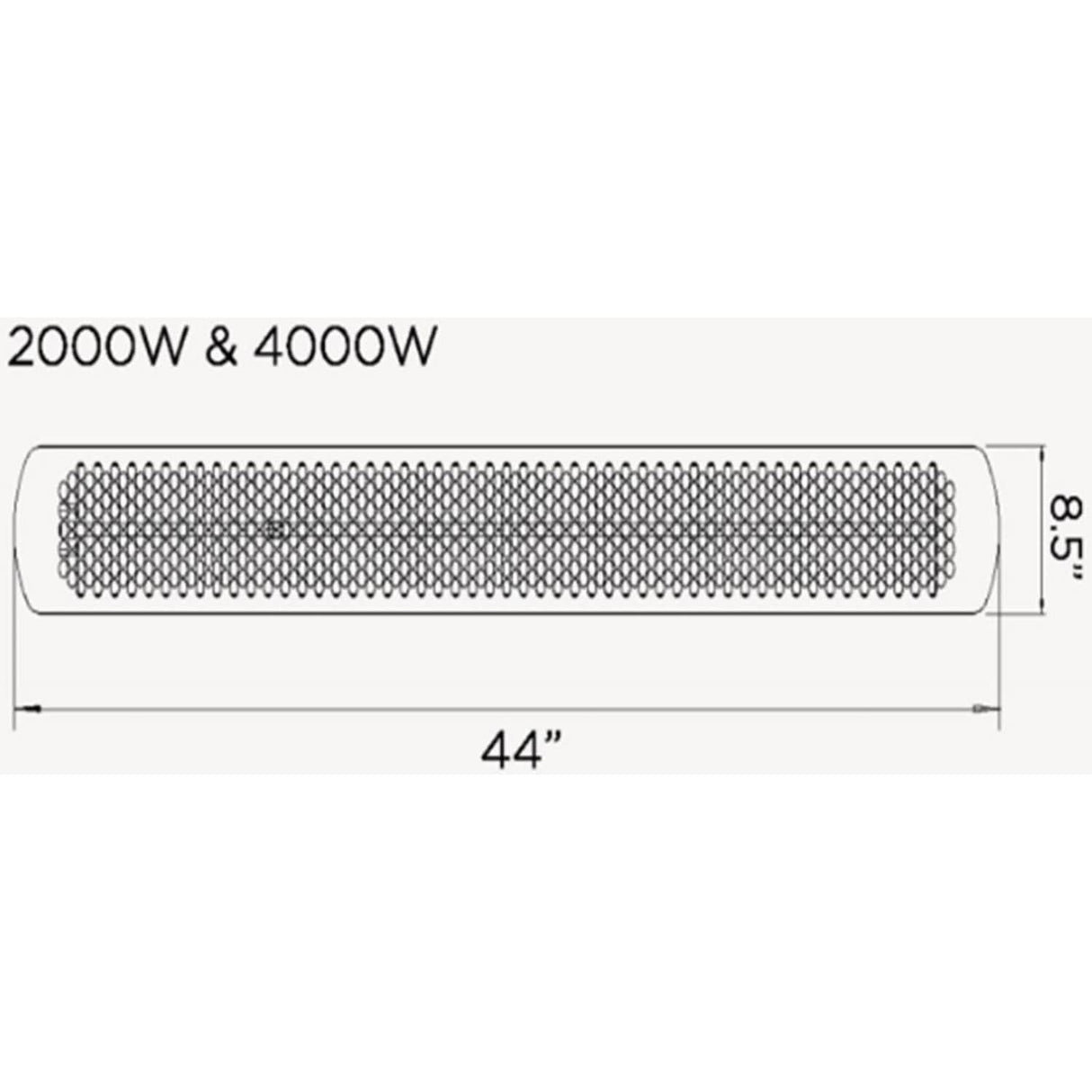 Bromic Heating 4000W Tungsten Smart-Heat Electric Patio Heater