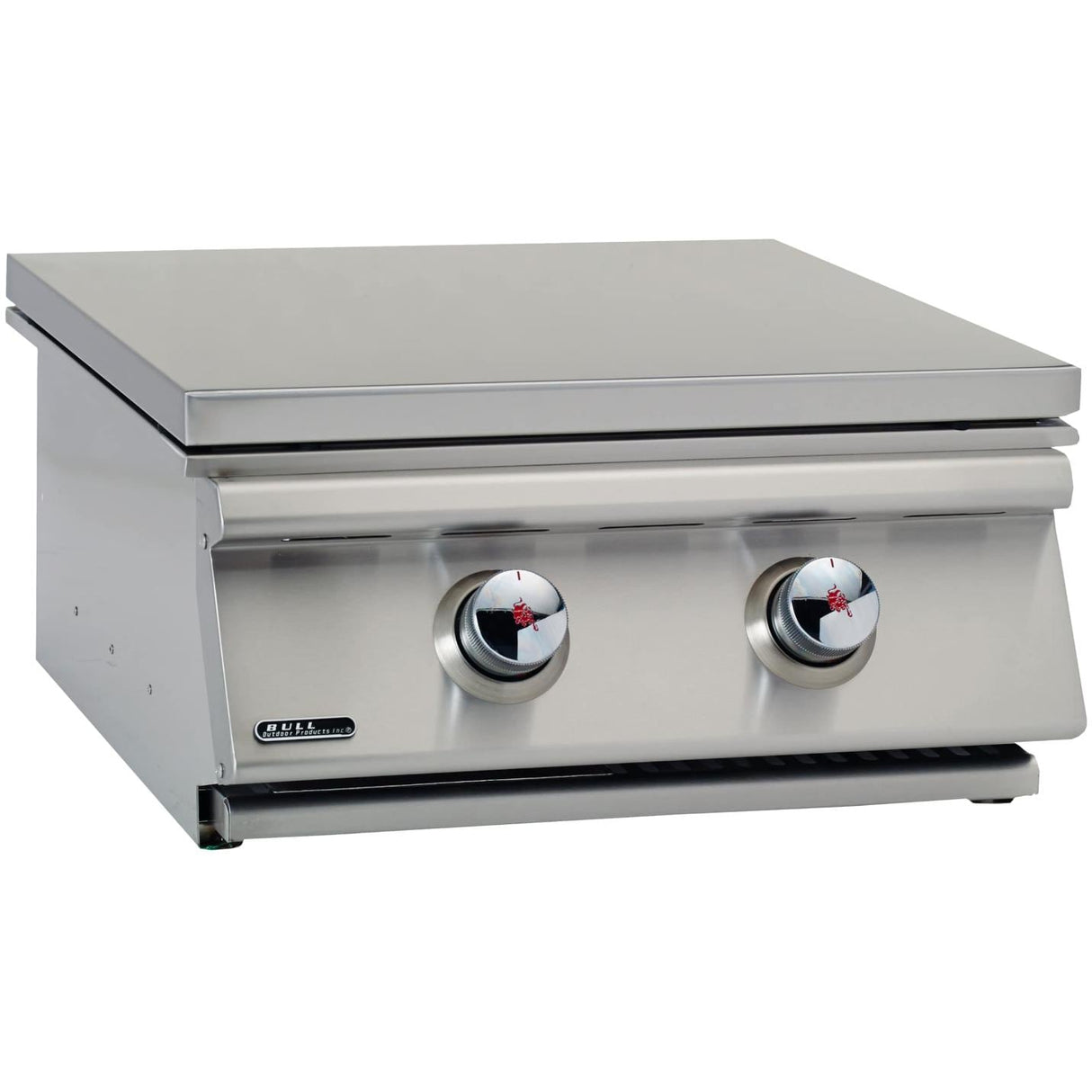 Bull Built-In Gas Power Burner w/Stainless Steel Lid - 96001