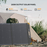 PECRON PV200 200W Portable Solar Panel | Foldable & Waterproof PV200