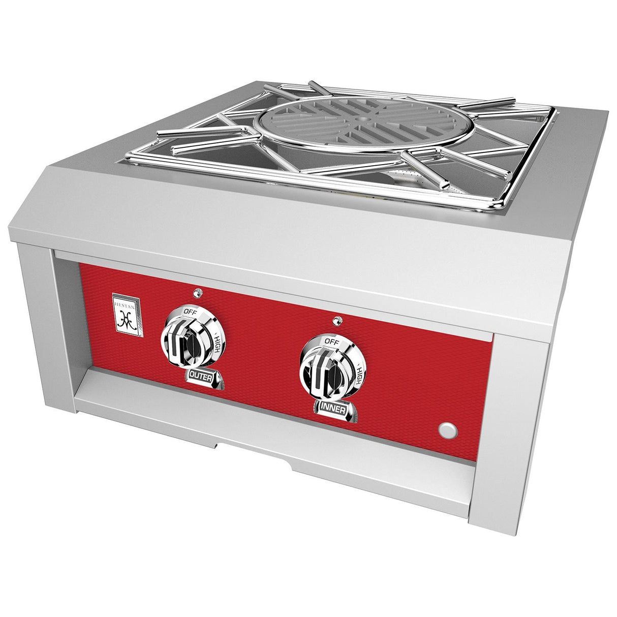 Hestan Built-In Gas Power Burner - 70,000 BTUs - AGPB24-NG-RD