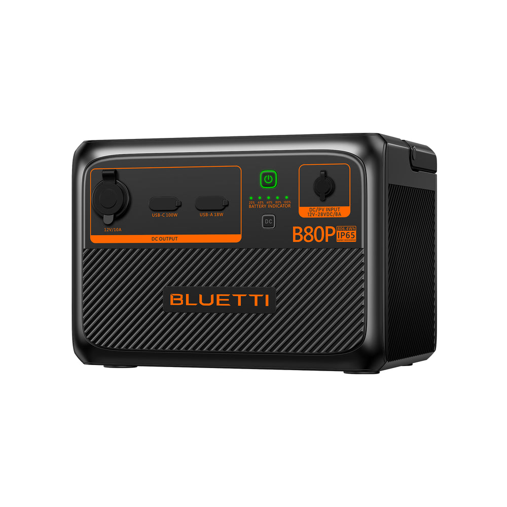 BLUETTI AC60P Portable Power Station – 600W Output, 504Wh Capacity P-AC60P-US-GY-BL-010