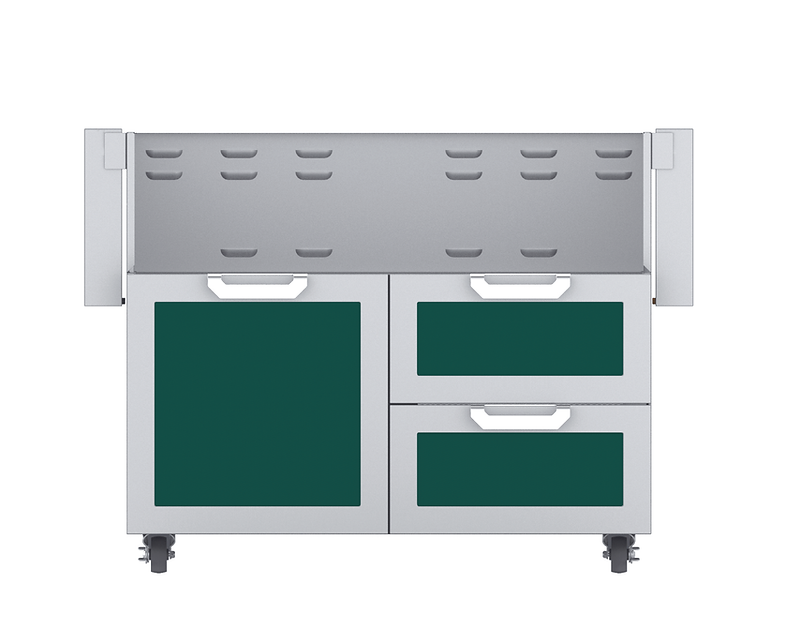 Hestan Double Drawer And Door Tower Cart For 42-Inch Gas Grill - GCR42-GR