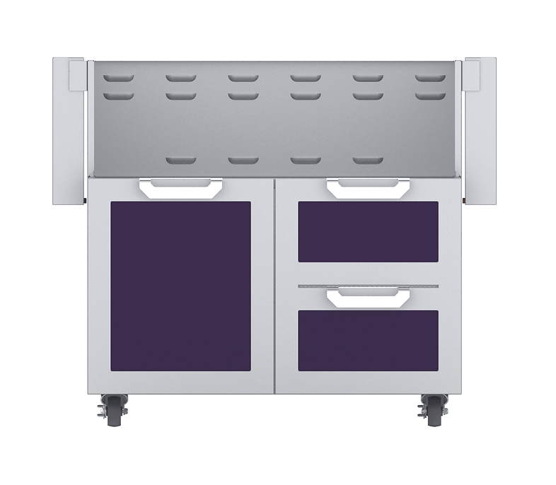 Hestan Double Drawer And Door Tower Cart For 36-Inch Gas Grill - GCR36-PP