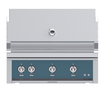 Hestan 36" Outdoor Built-In 3-Burner Grill w/ Rotisserie - GABR36-NG-GG