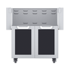 Hestan Double Door Tower Cart For 30-Inch Gas Grill - GCD30-BK