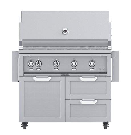 Hestan Double Drawer And Door Tower Cart For 42-Inch Gas Grill - GCR42