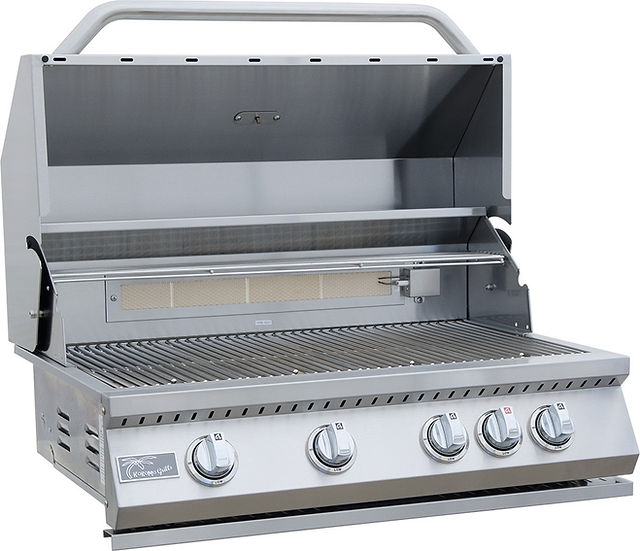 KoKoMo 4 Burner Grill - 32 Inch Stainless Steel Built-In/Freestanding - KO-BAK4BG-NG