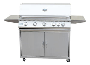 KoKoMo 5 Burner 40" Built-In Grill - Cart Option Available - KO-BAK5BG-NG + KO-BAK5BG-C