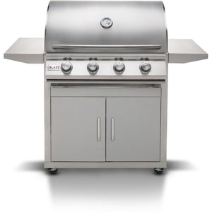 Blaze Prelude LBM 32-Inch 4-Burner Gas Grill BLZ-4LBM-LP + BLZ-4-CART-SC