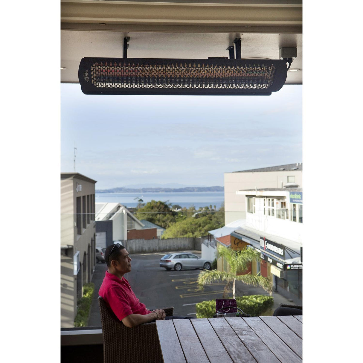 Bromic Heating Tungsten Smart-Heat  Single Element Electric Infrared Patio Heater - Off During DayTime 