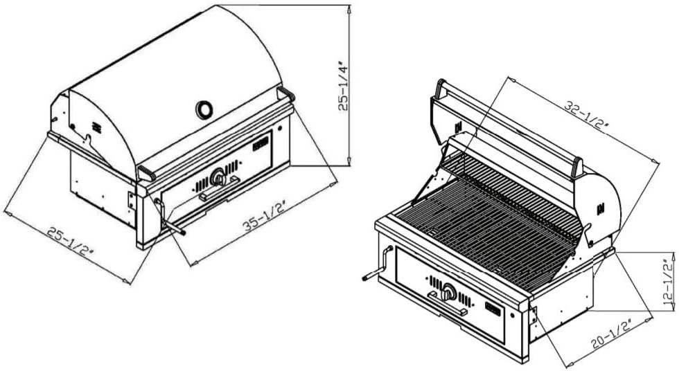 Coyote Charcoal Grill C1CH36