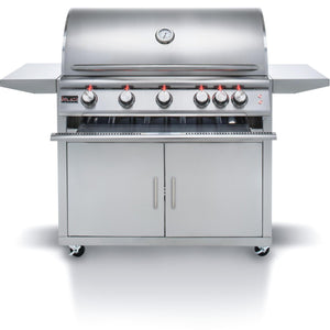 Blaze 40-Inch 5-Burner LTE Gas Grill - Blaze Grills - Rear Burner BLZ-5LTE2-LP + BLZ-5-CART-SC