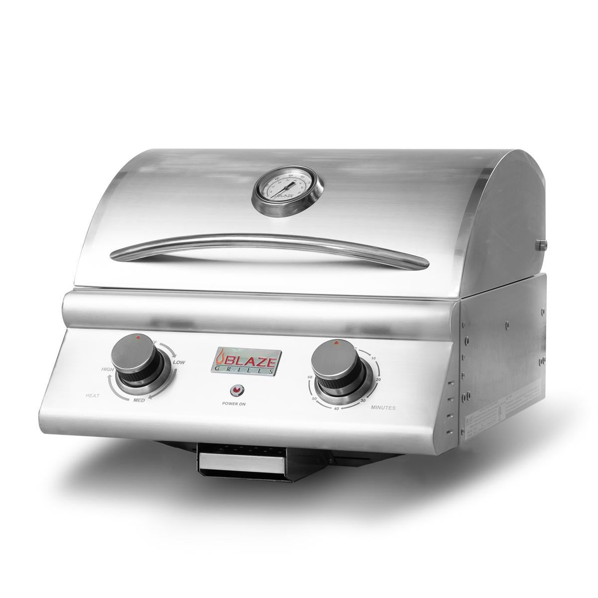 Blaze 21-Inch Electric Grill, 1500 Watt, Stainless Steel - BLZ-ELEC-21 BLZ-ELEC-21 + BLZ-ELEC21-HGKIT