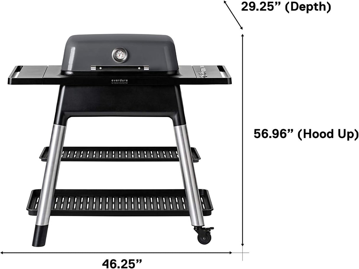 Everdure by Heston Blumenthal FORCE 2-Burner Freestanding Propane Grill E2G3B