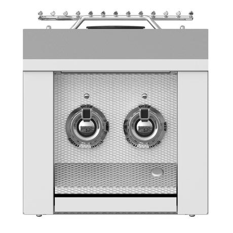 Aspire By Hestan Built-In Gas Double Side Burner - Steeletto