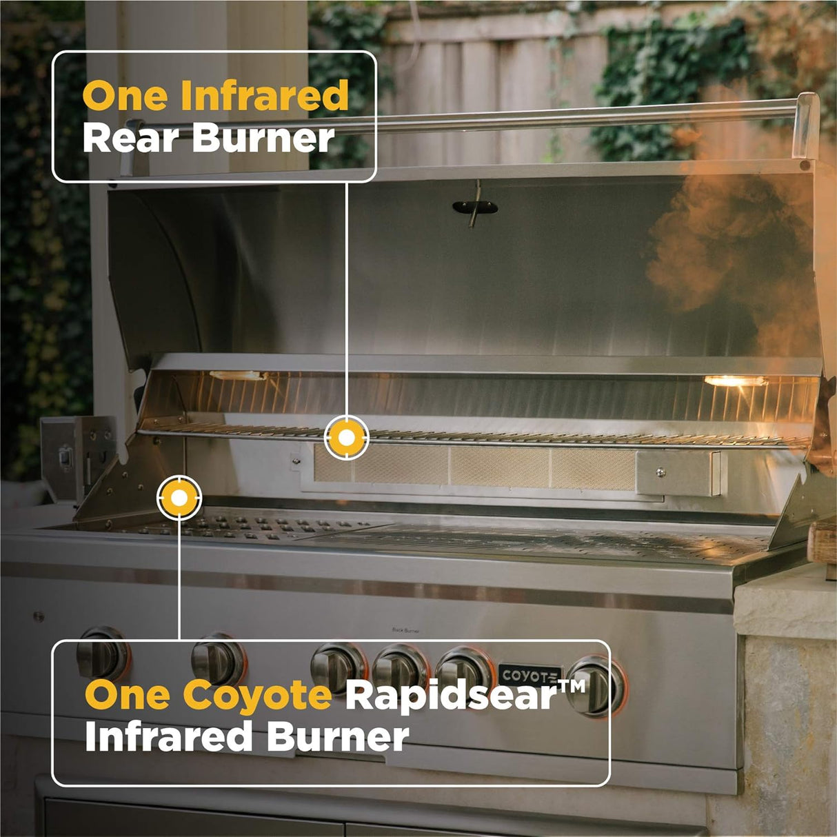 Coyote 42 Inch S-Series 4-Burner Gas Grill C2SL42NG