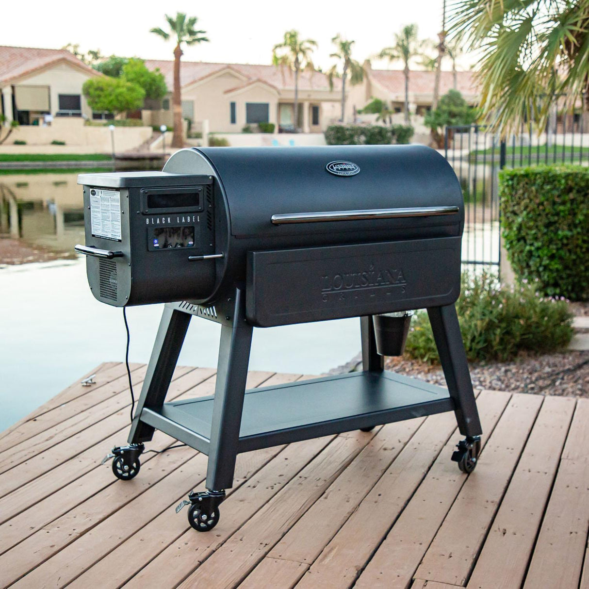 Louisiana Grills - 10640 - LG1200BL Black Label Series Pellet Grill - Lifestyle