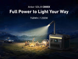 Anker SOLIX C800X Portable Power Station - 768Wh | 1600W