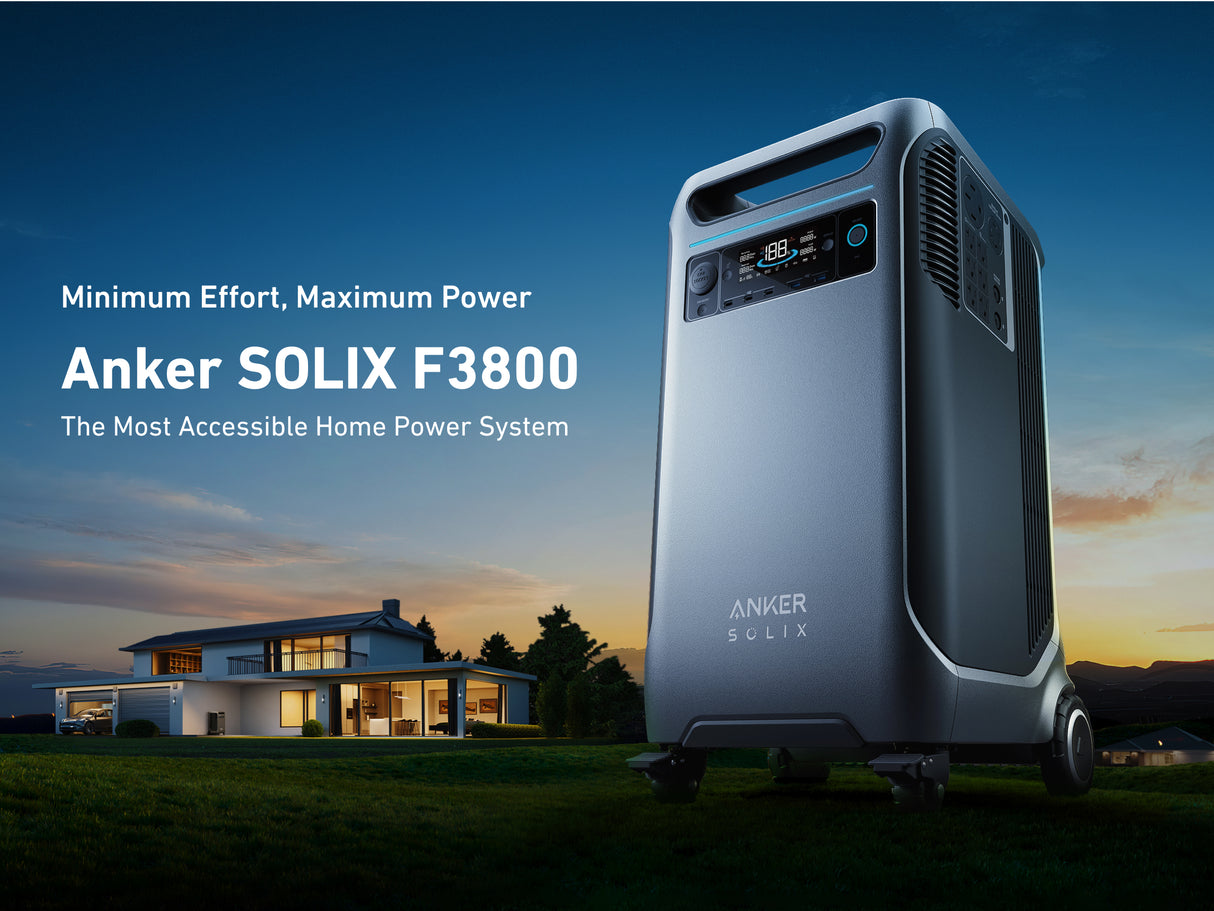 Anker SOLIX F3800 Portable Power Station - 3840Wh | 6000W