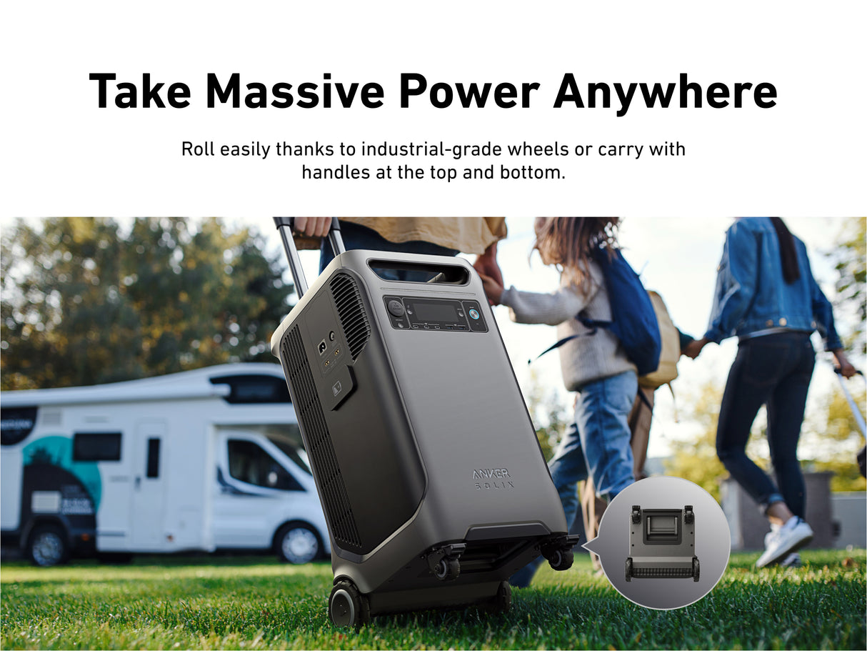 Anker SOLIX F3800 Portable Power Station - 3840Wh | 6000W