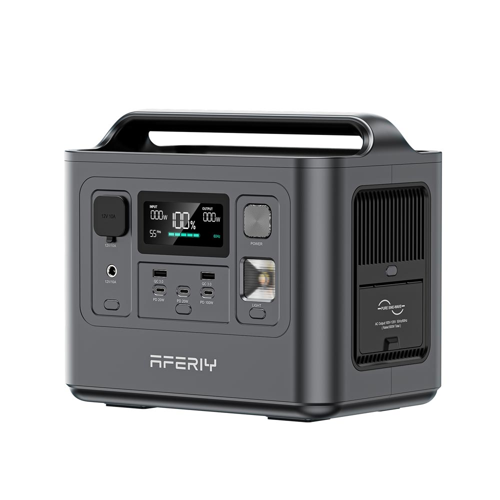 AFERIY P010 Portable Power Station 800W 512Wh | Reliable Backup Power AF-P010