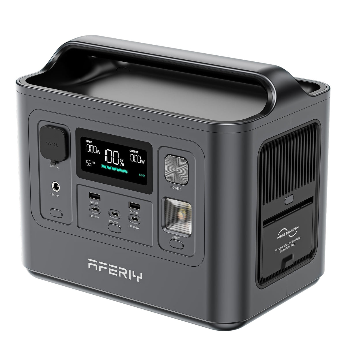 AFERIY P010 Portable Power Station 800W 512Wh | Reliable Backup Power AF-P010