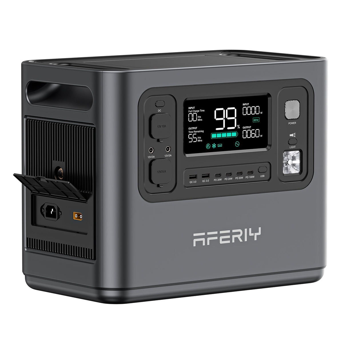 AFERIY P110-D Portable Power Station | 1200W 960Wh LiFePO4 Battery AF-P110-D