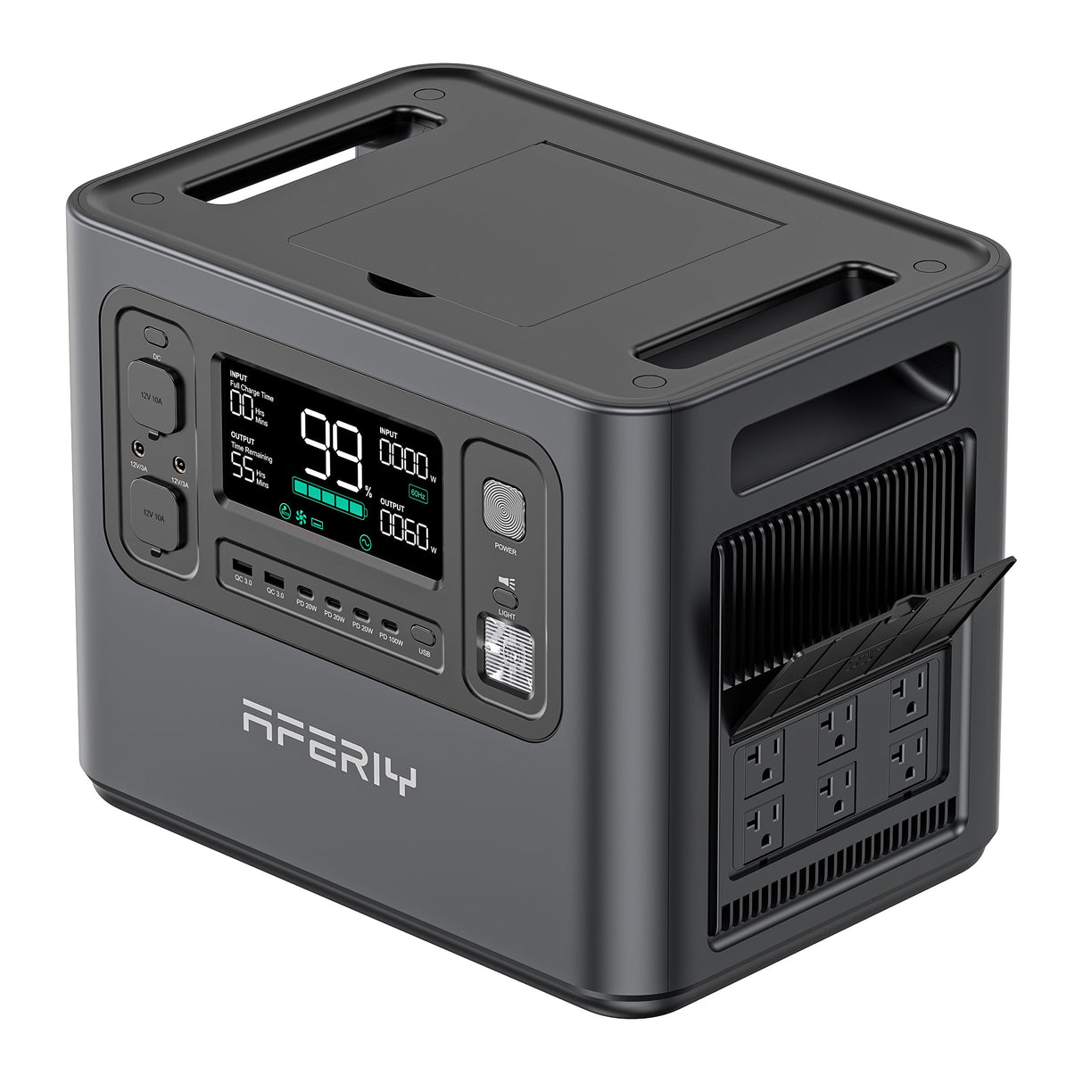 AFERIY P210 Portable Power Station | 2400W 2048Wh Battery Backup AF-P210