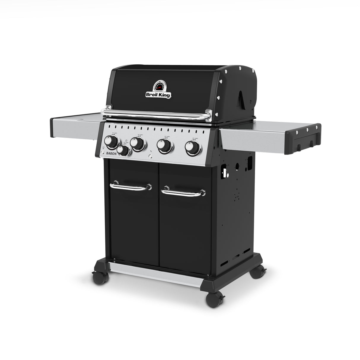 Broil King Baron S 440 PRO IR 4-Burner Freestanding Gas Grill - with Infrared Side Burner - BK875227