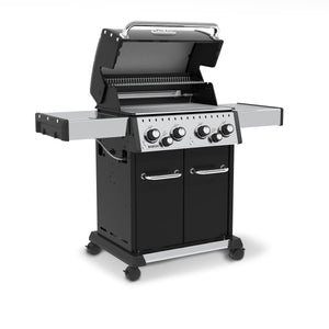 Broil King Baron 490 PRO Freestanding Grill, 4-Burner w/Side Burner & Rotisserie - BK875247