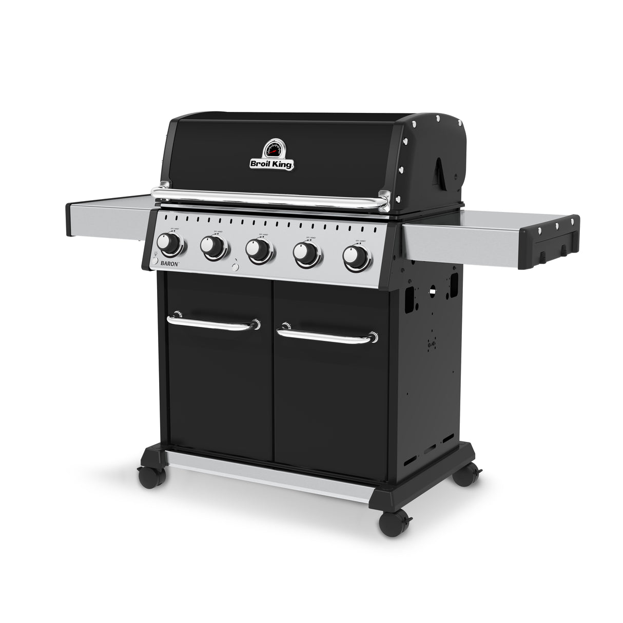 Broil King Baron 520 PRO Freestanding Grill, 5-Burner w/Side Burner - BK876217