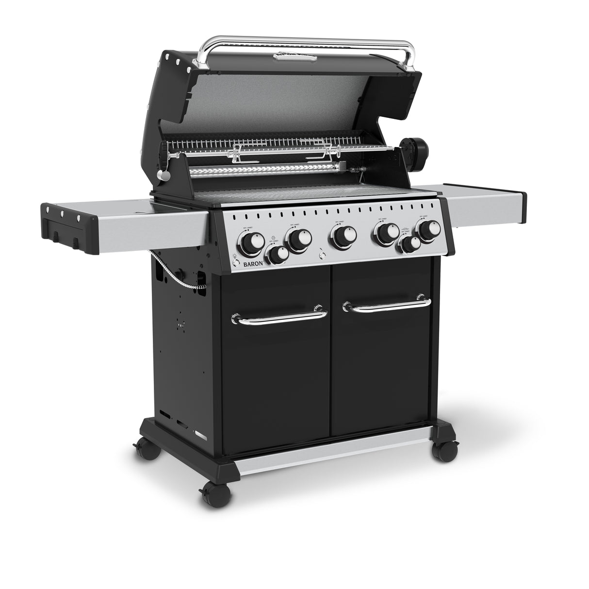 Broil King Baron 590 PRO Freestanding Gas Grill - 5-Burner w/Rotisserie & Side Burner - BK876247