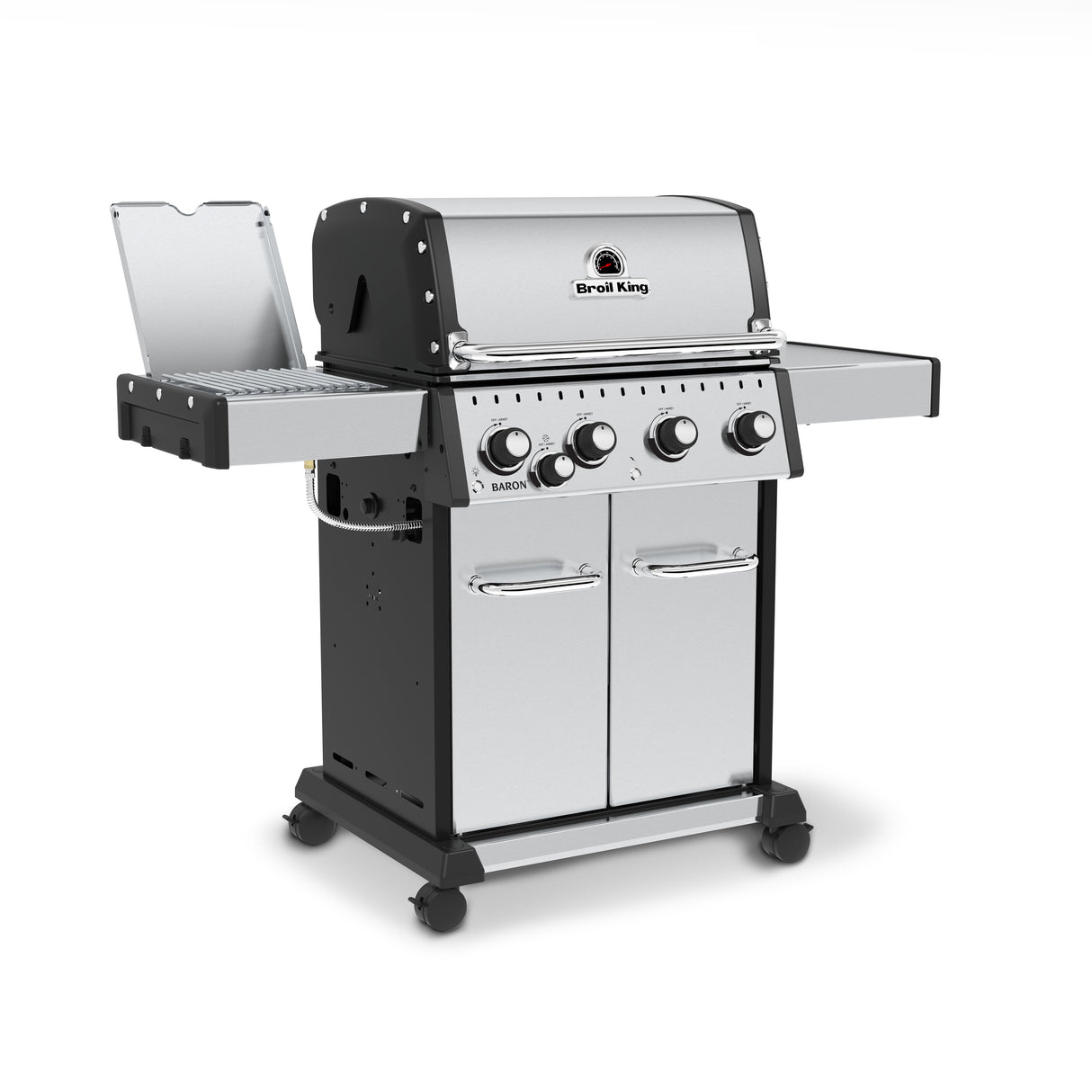 Broil King Baron S 440 PRO IR 4-Burner Grill - w/Infrared Side Burner - BK875927