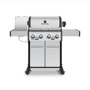 Broil King Baron S 490 PRO IR 4-Burner Freestanding Grill, w/Rotisserie & Infrared Side Burner - BK875947