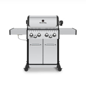 Broil King Baron S 490 PRO IR 4-Burner Freestanding Grill, w/Rotisserie & Infrared Side Burner - BK875947