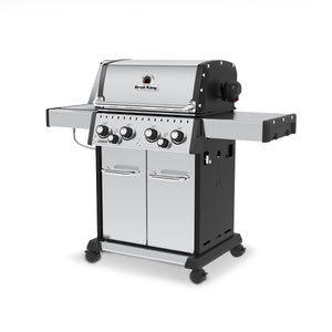 Broil King Baron S 490 PRO IR 4-Burner Freestanding Grill, w/Rotisserie & Infrared Side Burner - BK875947