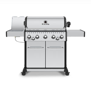 Broil King Baron S 590 PRO IR 5-Burner Grill, w/Rotisserie & Infrared Side Burner - BK876947