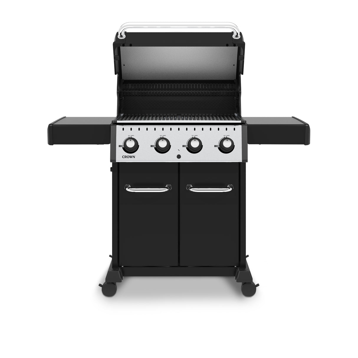 Broil King Crown S 420 4-Burner Freestanding Grill with Side Shelves - BK865257