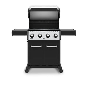 Broil King Crown S 420 4-Burner Freestanding Grill with Side Shelves - BK865257