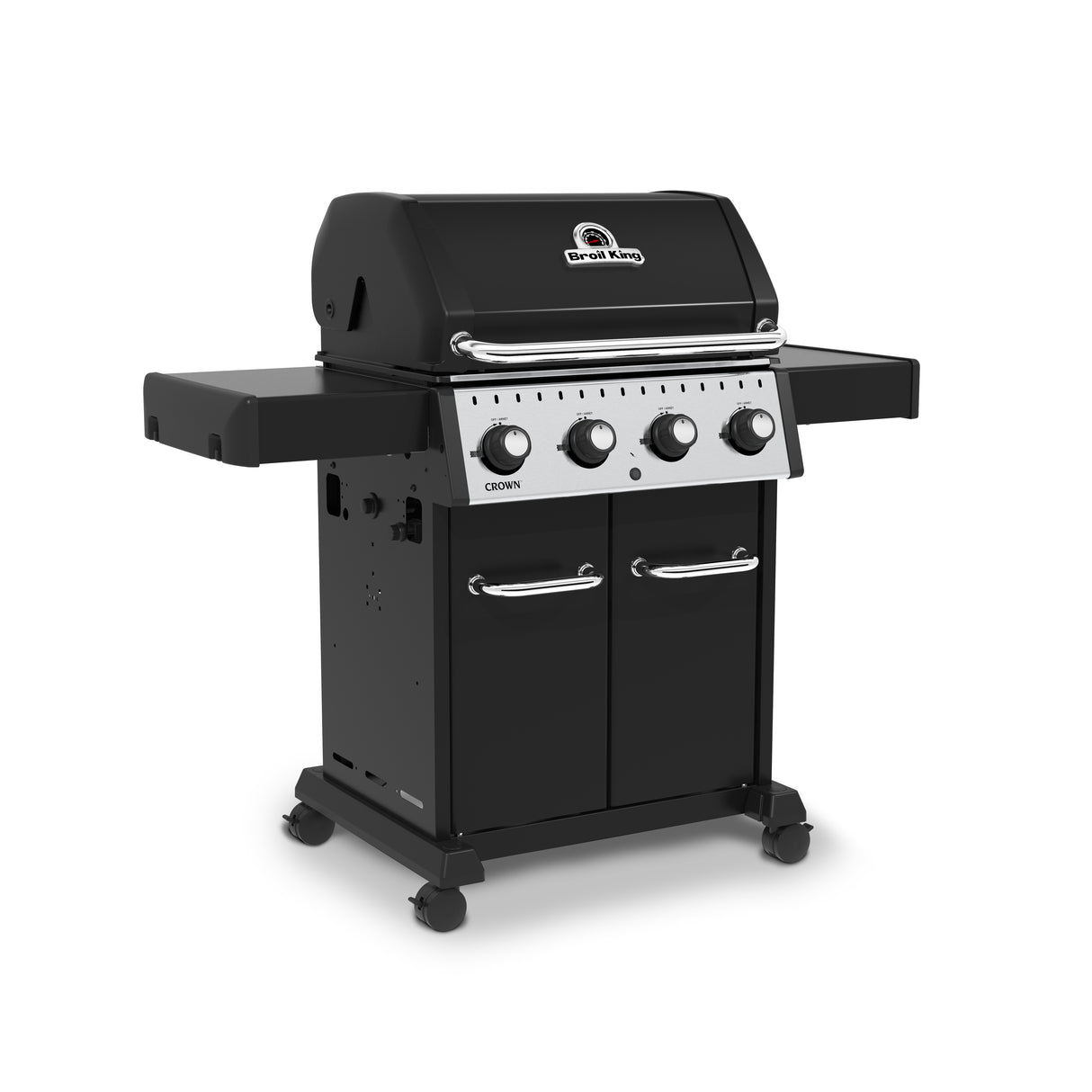 Broil King Crown S 420 4-Burner Freestanding Grill with Side Shelves - BK865257