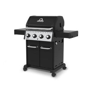 Broil King Crown S 420 4-Burner Freestanding Grill with Side Shelves - BK865257