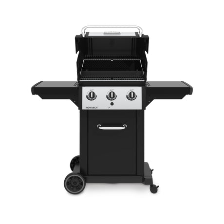 Broil King Monarch 320 3-Burner Freestanding Grill with Side Shelves - BK834257